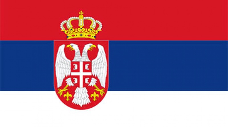 Флаг Сербии. Фото с сайта sinohigherflag.com