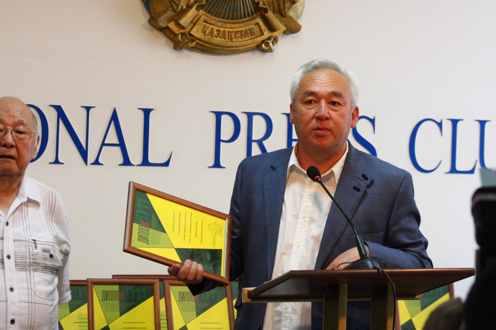 Председатель Союза журналистов Сейтказы Матаев. ©Владимир Дмитриев