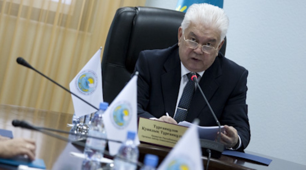 Председатель Центральной избирательной комиссии РК Куандык Турганкулов. ©Владимир Дмитриев