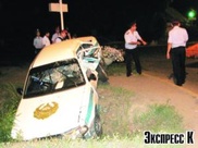 В ДТП в Талдыкоргане пострадали два сотрудника дорожной полиции