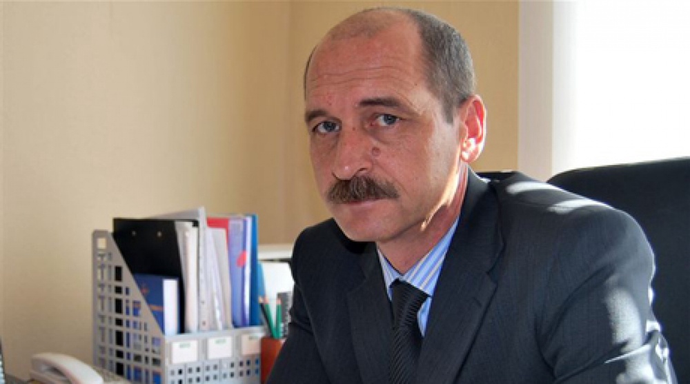 Сергей Кибасов, главный редактор газеты "Степной маяк". Фото с сайта rus.azattyq.org 