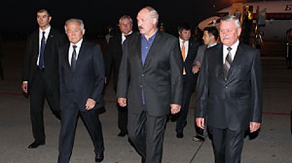 Президент Беларуси Александр Лукашенко прибыл в Астану. Фото с сайта БЕЛТА
