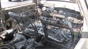При возгорании автомобиля в Усть-Каменогорске пострадал мужчина