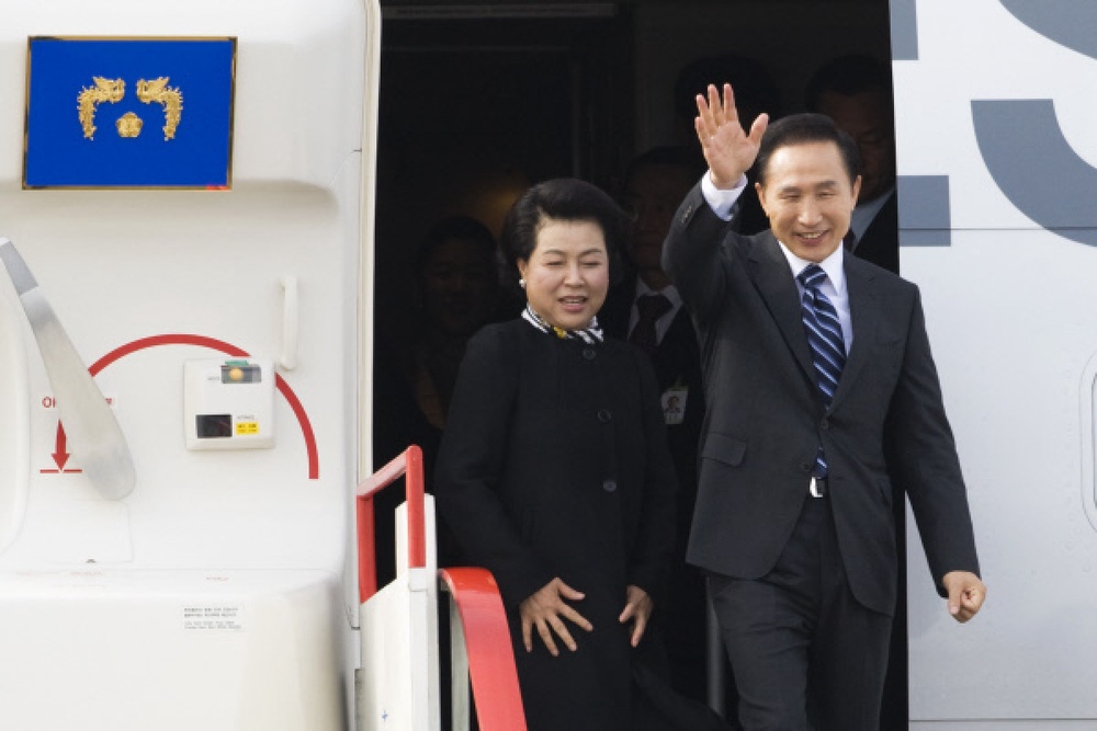 Президент Южной Кореи Ли Мен Бак. ©РИА Новости
