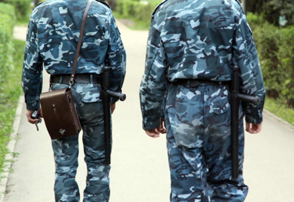 Полицейский патруль в Алматы. ©Ярослав Радловский
