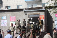 В результате пожара в торговом доме в Караганде эвакуированы 80 человек 