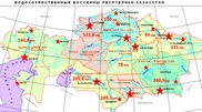 Елеусизов показал карту Казахстана с сокращенным количеством областей