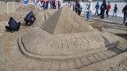 ФОТО: В Павлодаре в День города прошел фестиваль песчаных фигур