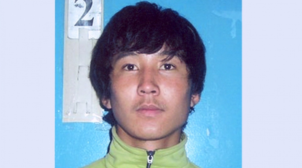 Задержанный грабитель. Фото Пресс-службы ДВД города Алматы