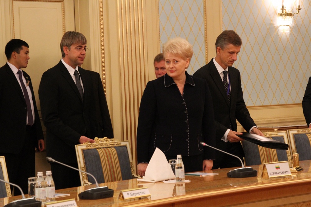 Президент Литвы Даля Грибаускайте. ©Даниал Окасов