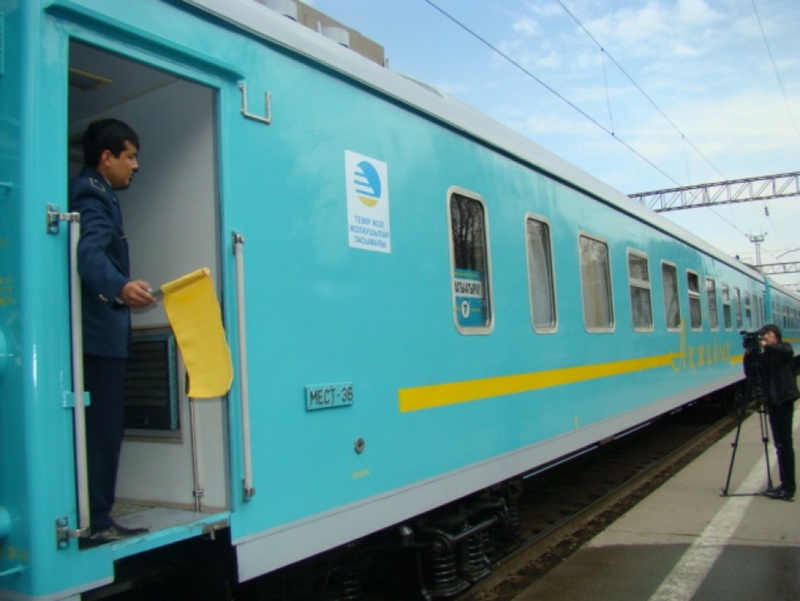 Поезд "Алматы-Атырау". Фото с сайта temirzoly.kz