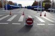 В старом центре Астаны перекрыли дороги