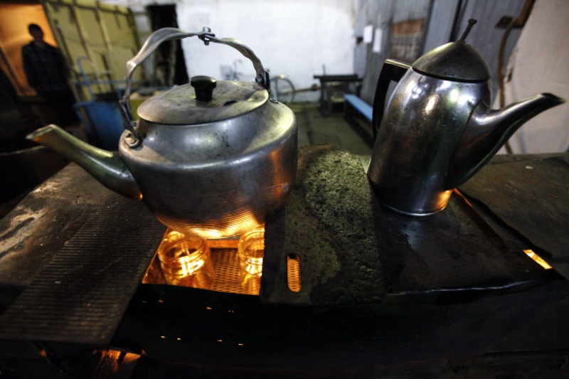 Металлический чайник. Фото РИА Новости©