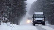 Два автобуса замерзли в Карагандинской области