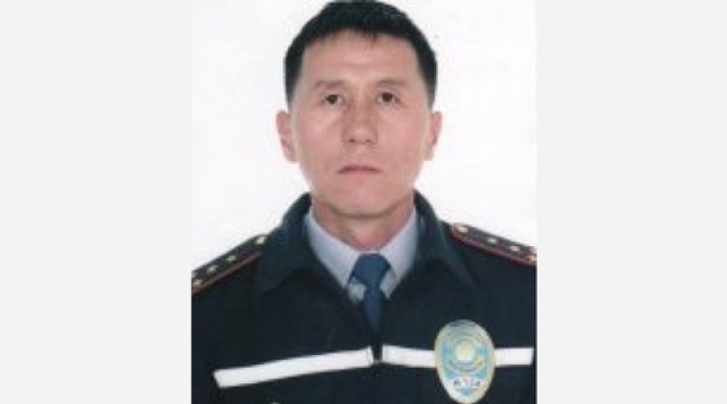 Командир 1-го взвода ОБДП ДВД капитан полиции Газиз Байтасов 