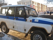 В Караганде патрульная полиция протаранила "Ниву"