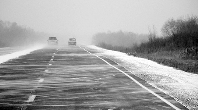 Ограничение движения на дорогах Карагандинской области. Фото с сайта vesti.kz