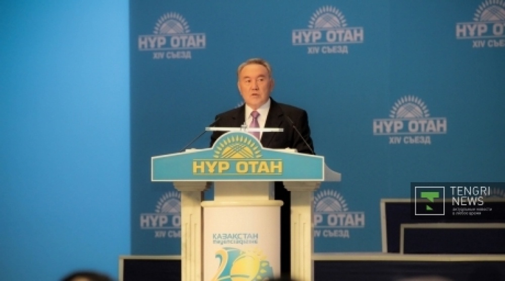 Председатель НДП "Нур Отан", Президент Казахстана Нурсултан Назарбаев