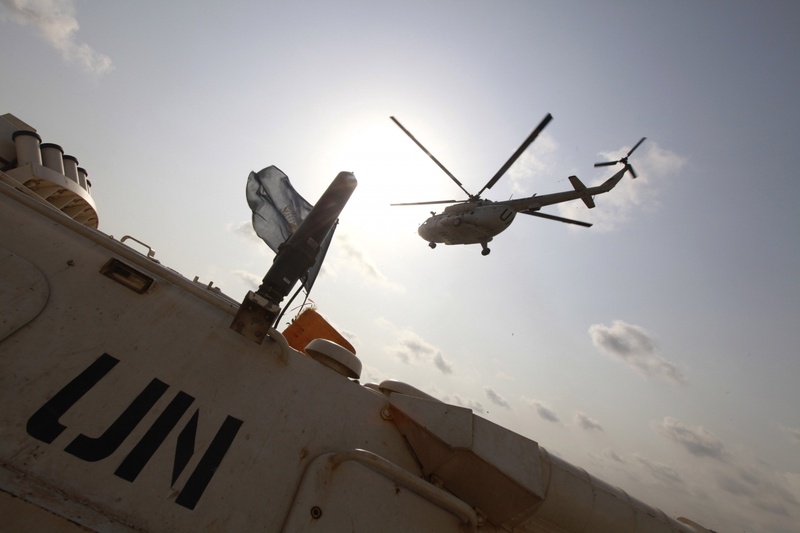 Вертолет ООН. Фото REUTERS/Thierry Gouegnon©