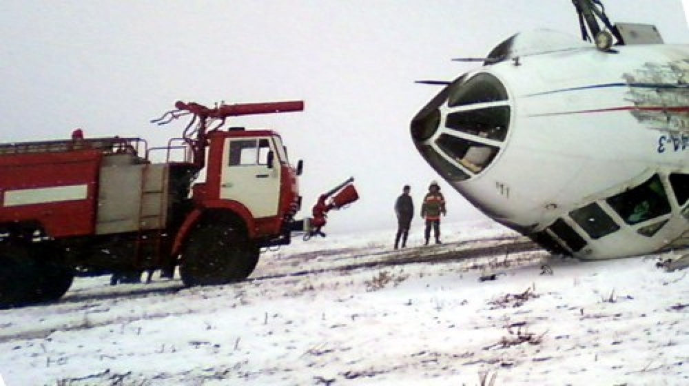 На месте крушения самолета Ту-134. Фото ИА АКИpress©