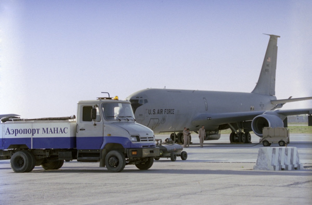 Военная база США в аэропорту "Манас" города Бишкек. Фото ©РИА НОВОСТИ