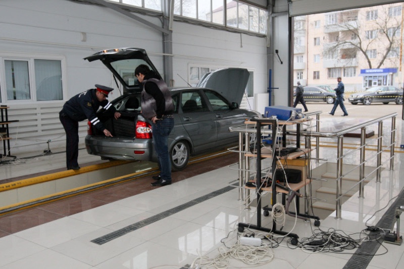 Пункт технического осмотра транспортного средства. Фото РИА Новости©