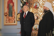 Нурсултан Назарбаев поздравил православных Казахстана с Рождеством