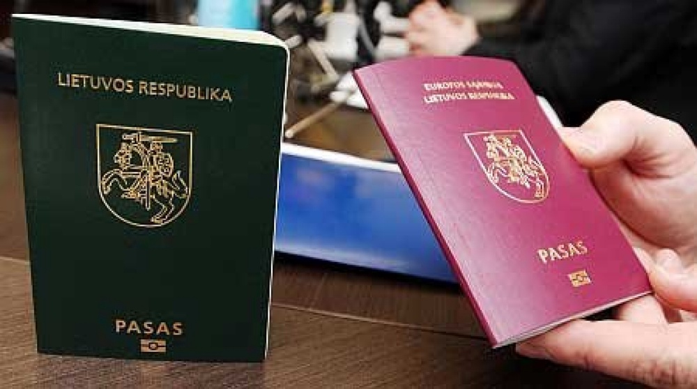 Паспорт гражданина Литовской республики. Фото с сайта ukr.net