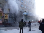 Пожар в центре Павлодара ликвидирован