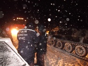 Более 60 автомашин оказались в снежном плену в Жамбылской области
