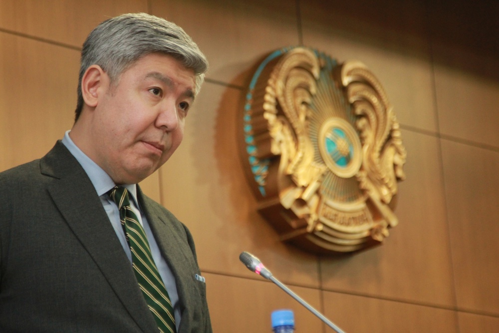 Министр МООС Нурлан Каппаров. Фото Даниал Окасов©