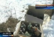 В Алматинской области нашли несколько десятков бутылок с ядохимикатами