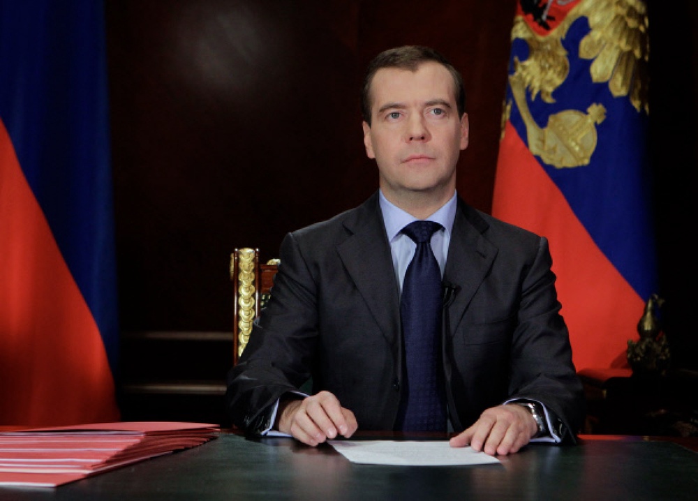 Президент России Дмитрий Медведев. Фото РИА Новости 