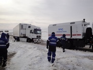 Почти 600 человек вызволены из снежных заносов в Казахстане