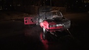 ФОТО: В Алматы сгорел "Запорожец" с советскими номерами