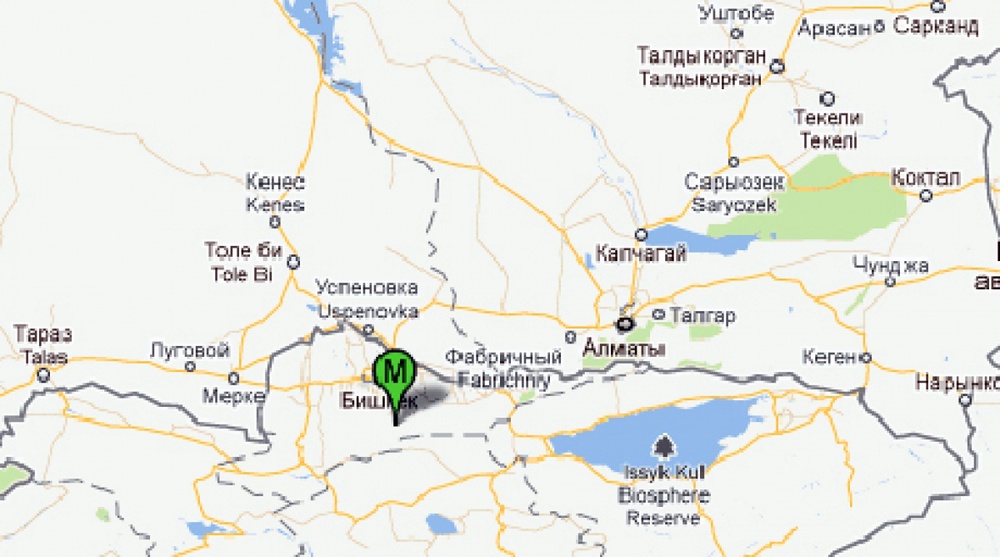 В Кыргызстане на границе с Казахстаном произошло землетрясение