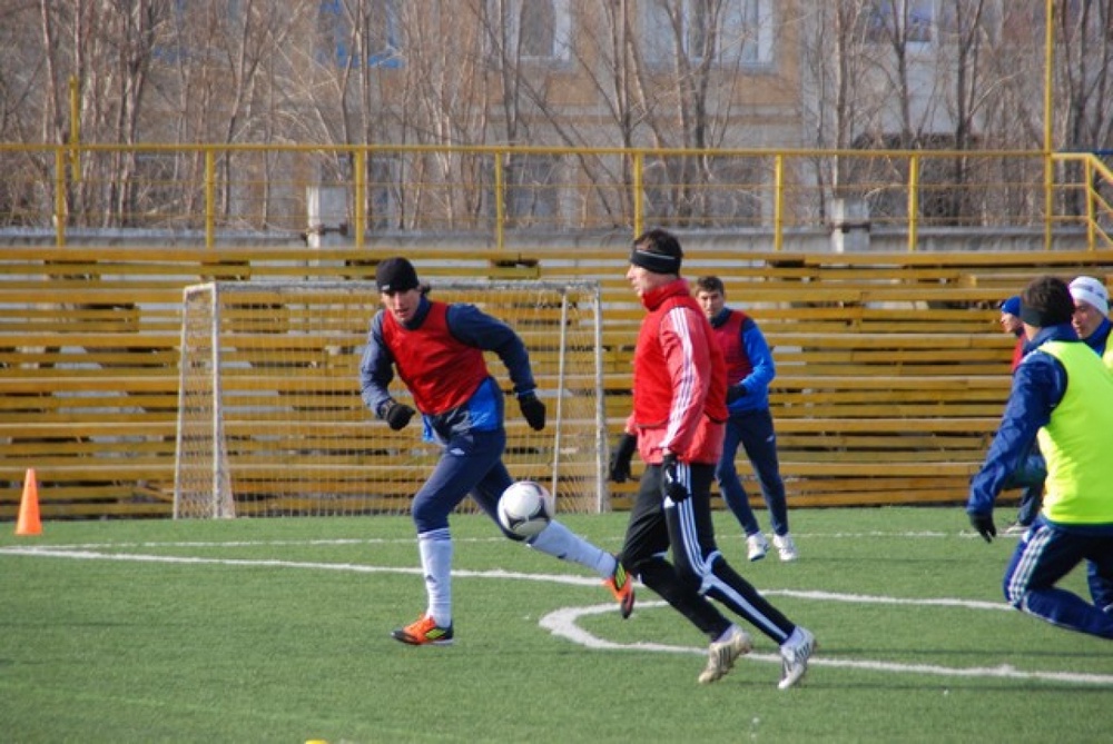 Тренировка ФК "Окжетпес". Фото с сайта okzhetpes.kz