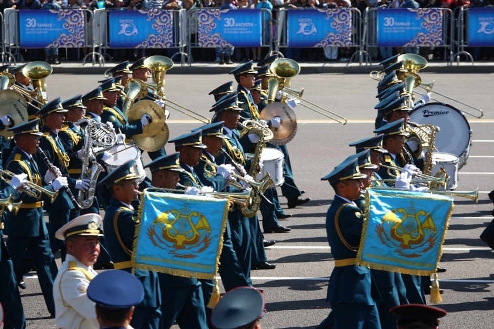Центральный военный оркестр МО РК. Фото с сайта military-kz.ucoz.org