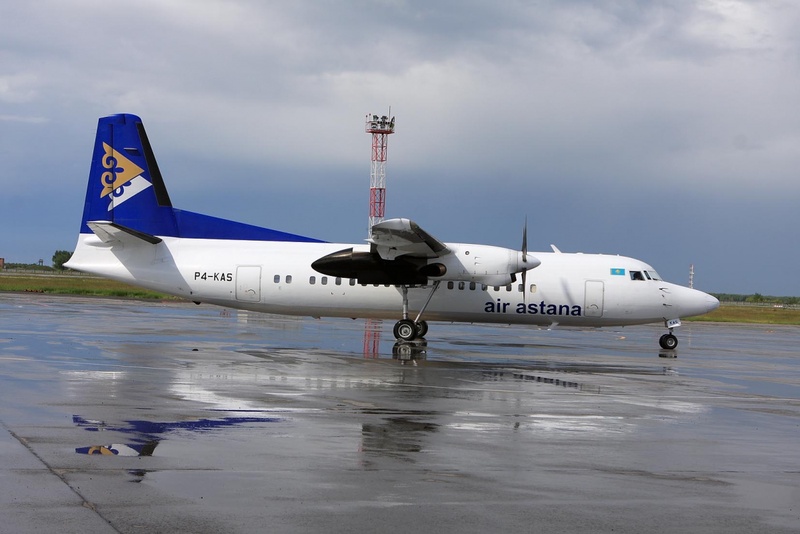 «Эйр Астана» завершает эксплуатацию самолетов Fokker 50. Фото с сайта ngs.ru