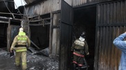 В Павлодаре сгорела СТО