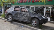 ФОТО: В Алматы Porsche Cayenne столкнулся с Toyota