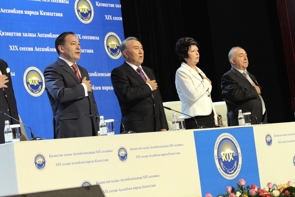 Нурсултан Назарбаев открыл XIX сессию Ассамблеи народа Казахстана. Фото Даниал Окасов