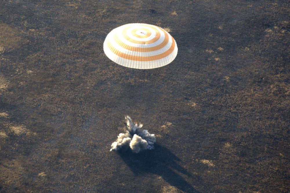 Спускаемый аппарат космического корабля «Союз ТМА». Фото ©РИА НОВОСТИ