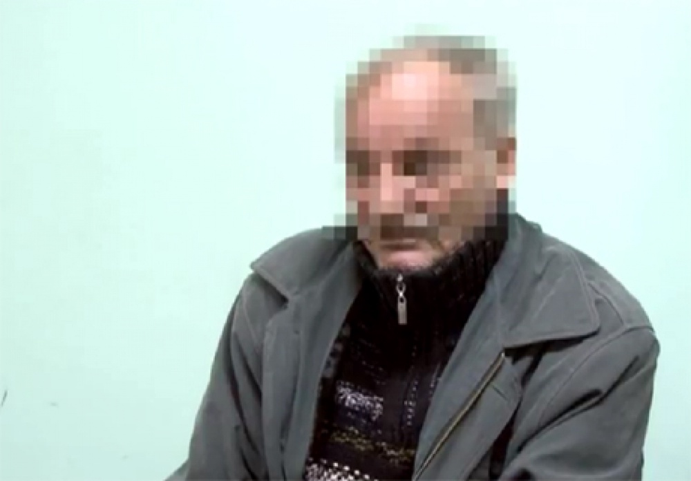 Задержанный в Караганде лжетеррорист. Кадр с видеохостинга youtube.com