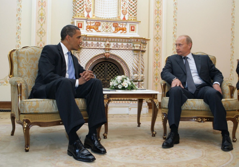 Барак Обама и Владимир Путин. Фото ©РИА Новости