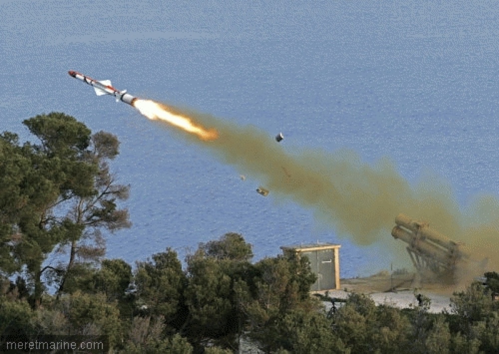 Запуск ракеты Exocet MM40 Block 3. Фото с сайта militaryphotos.net