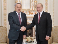 Нурсултан Назарбаев и Владимир Путин. Фото ©Алексей Никольский/РИА Новости