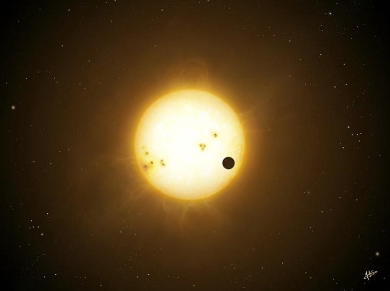 Прохождение Венеры по диску Солнца. Фото с сайта oko-planet.su