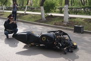 ФОТО: В Караганде ищут сбившего насмерть мотоциклиста водителя авто