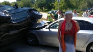 Анастасия Волочкова попала в аварию